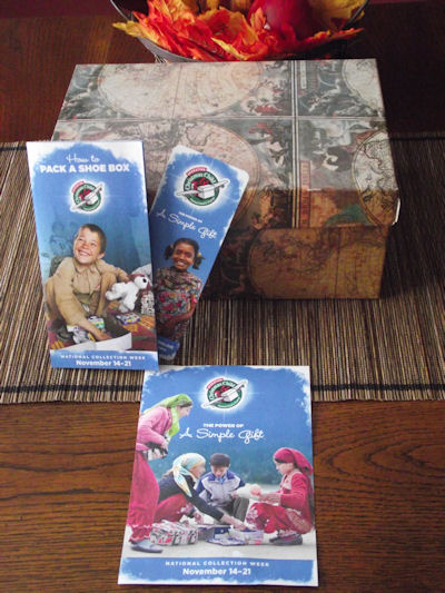 Operation Christmas Child Shoe Box